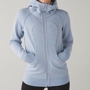 Excellent Condition - Lululemon Scuba Hoodie Size 4 - Light Blue